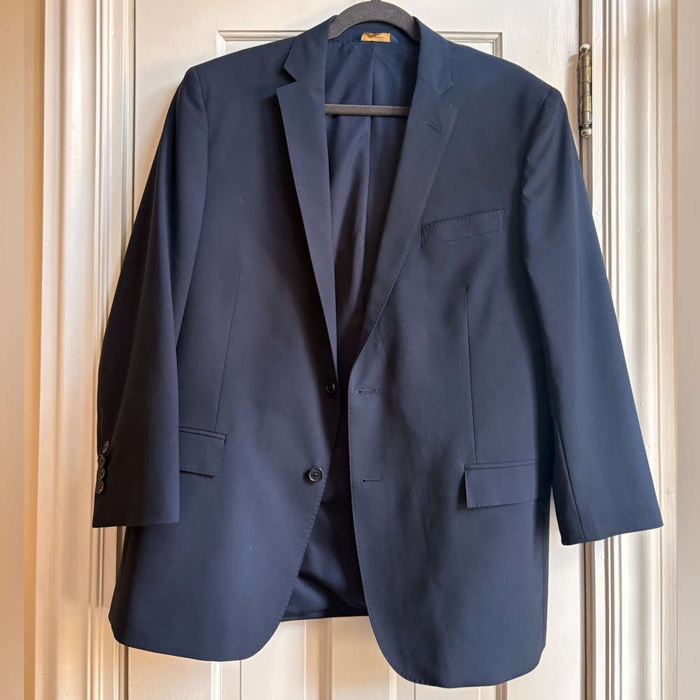 Brooks Brothers Regent Fit Navy Single-Breasted Blazer